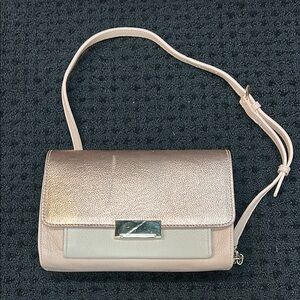 NWT Gigi New York Kate crossbody -metallic rose